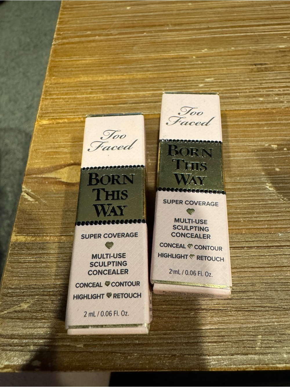2pk Too Faced Born This Way Super Coverage: Nude